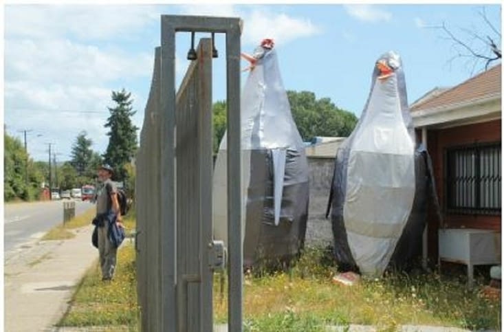 De drôle de décors de jardin