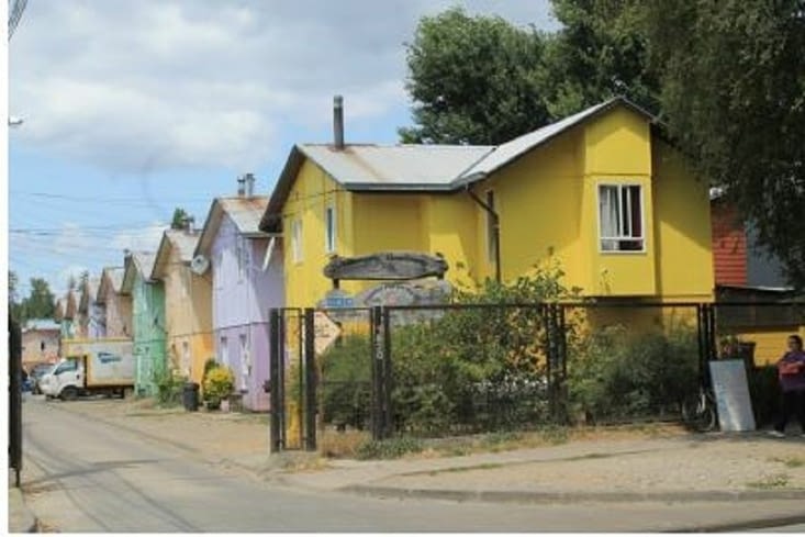 Les maisons colorées