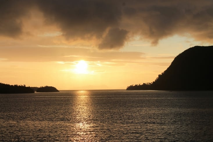 Coucher de soleil Patagonien