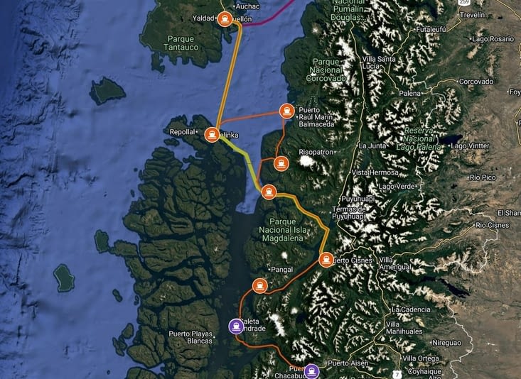 Notre route suivez les pointillés