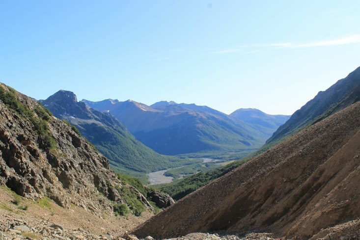 La vue est saisissante