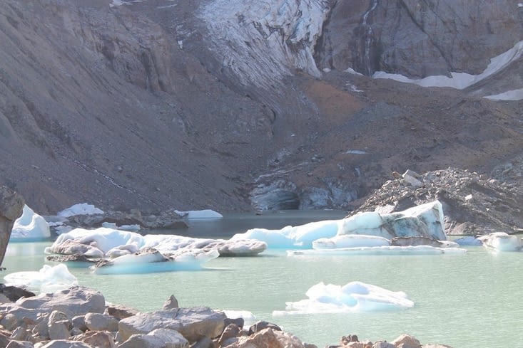 Le lac glaciaire