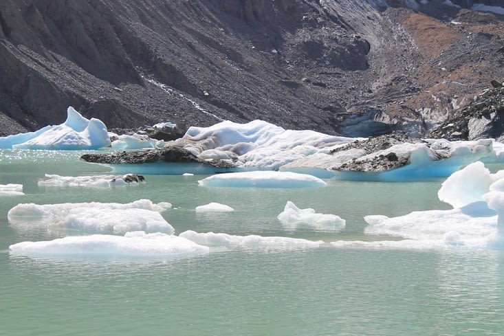 Le lac glaciaire