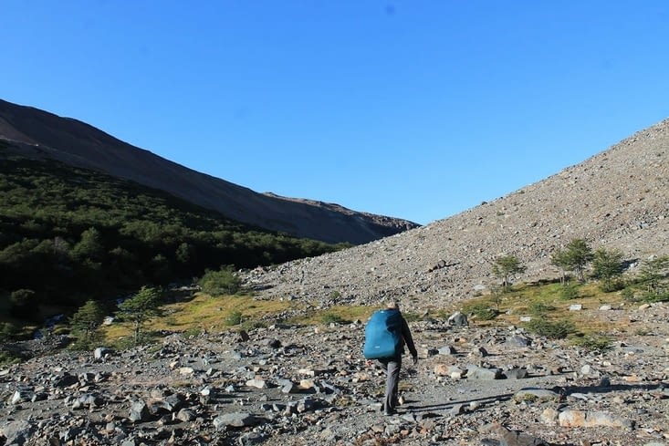 La montée tout en douceur pour le lac Cerro Castillo