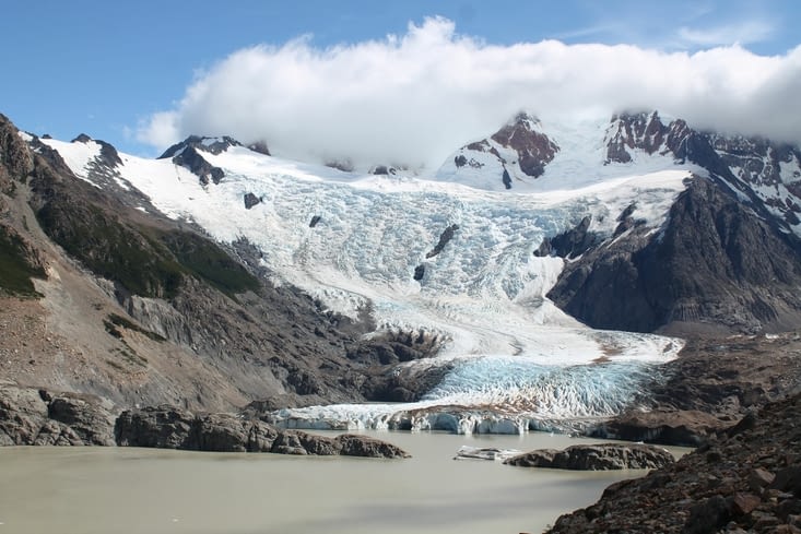 Le glacier impressionnant