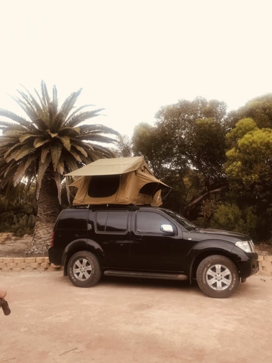 Arrivés à Ceduna pour la nuit ! Au bord de la plage ! Next stop Adélaïde ! ?