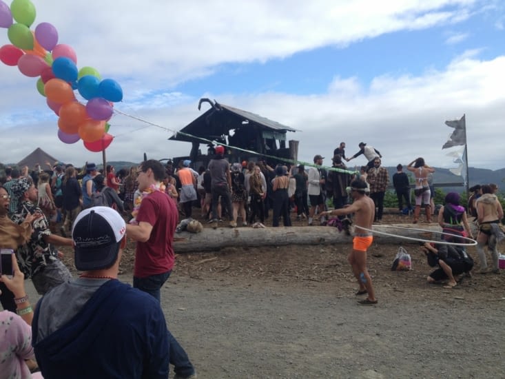 Le festival... Happy Tall Tree! Happy Canada day  (parce qu'en plus c'était pendant le festival)
