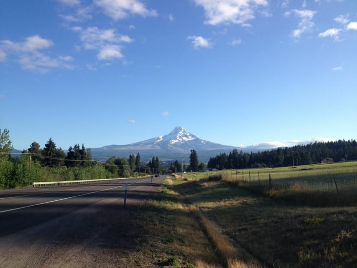 Vue sur le Mont Hood