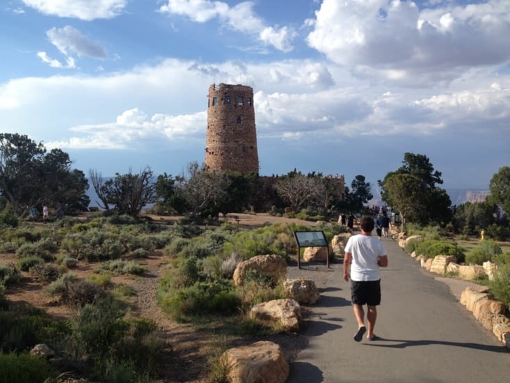 Desert view watchtower et Mike