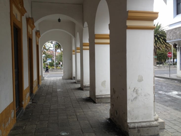 Latacunga avec également un petit centre d'architecture coloniale