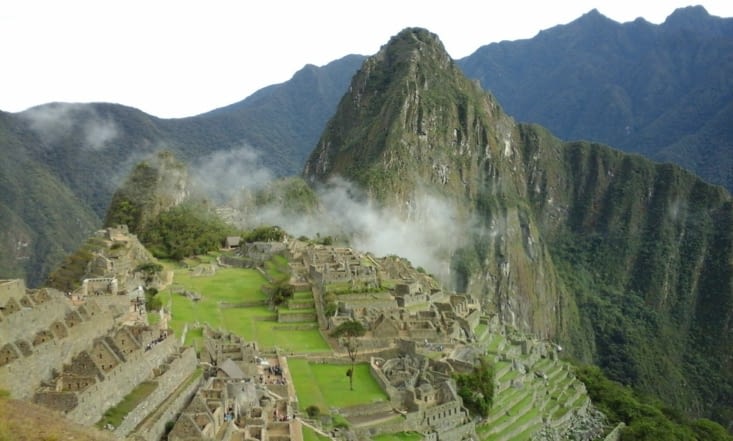 Première vue sur le Machu Picchu, Magique! (en plus il y a pas encore trop de monde à 7h)
