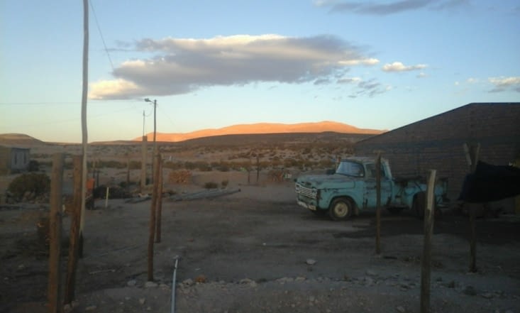 L'arrière cour de notre hôtel de sel