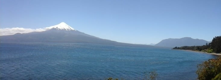 Sur la route de Puerto Varas, toujours le volcan Osorno