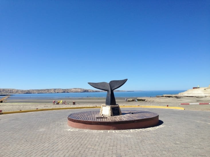 Arrivée a Puerto Piramidès, le ton est donné :)