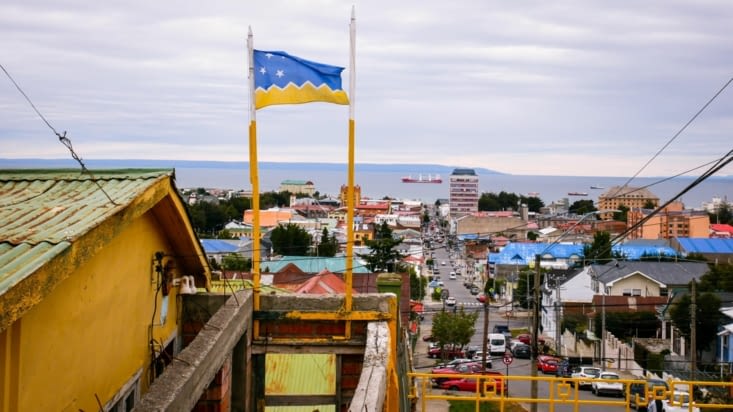 Drapeau de la province chilienne de Terre de Feu