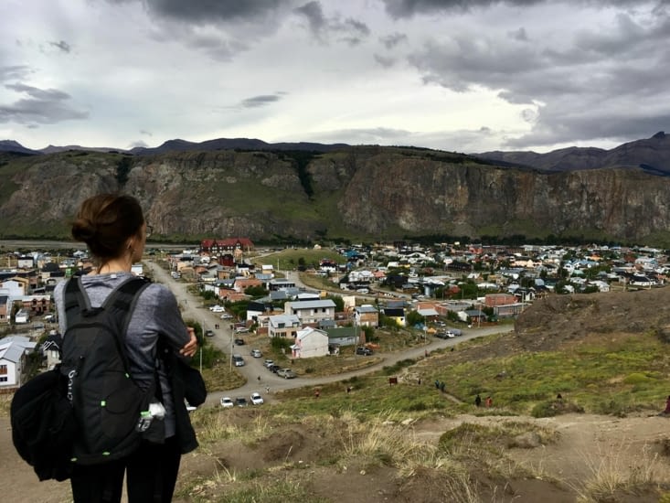 Retour de rando - vue sur la ville