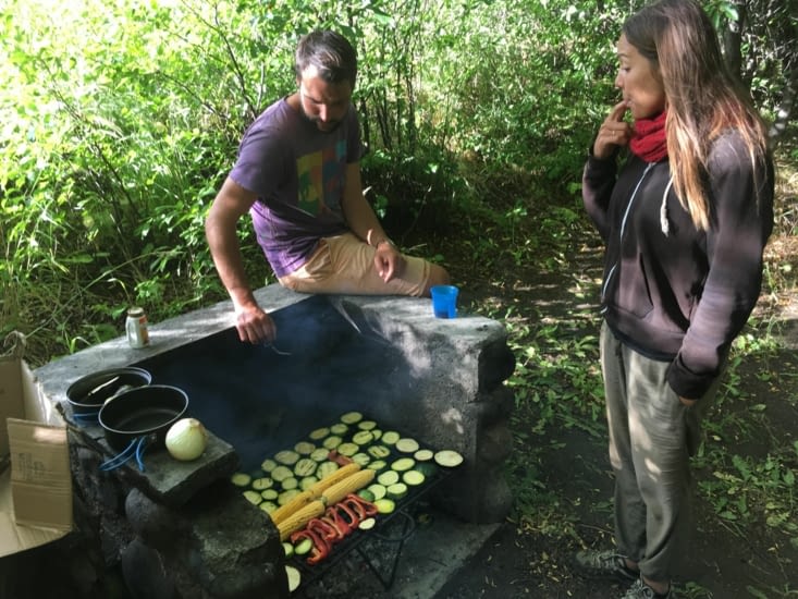 Barbecue végé !! Pas sur que les argentins approuvent...