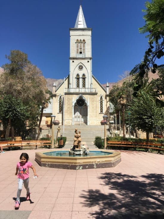Place du village de Pisco Elqui