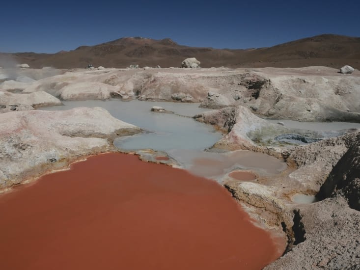 Geysers à 4800 m d'altitude, impressionant !