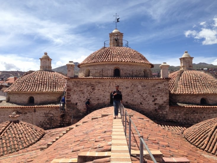 Les toits de l'église San Francisco