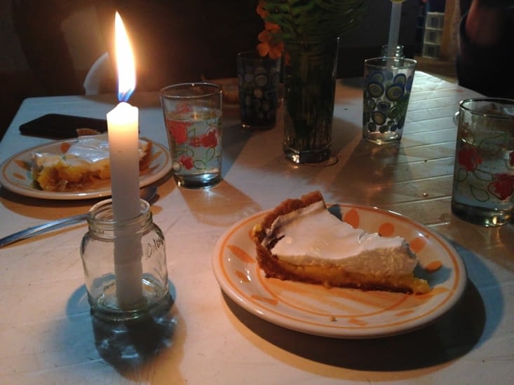Pour notre dernière soirée tous les 4, on cuisine à Javi une tarte au citron meringuée !