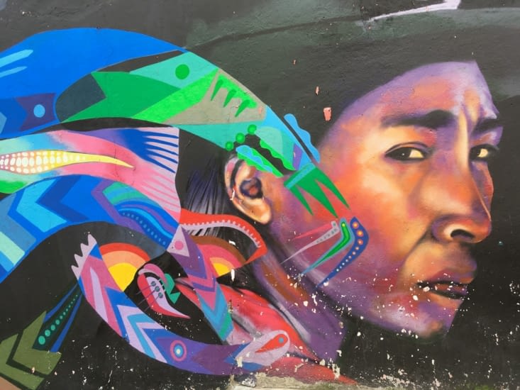 Superbe fresque murale