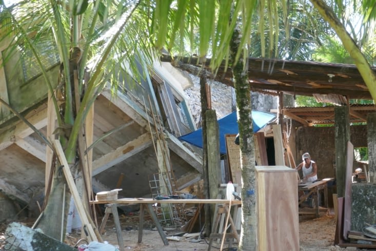 Les traces des ouragans de 1998 et 2004 sont encore là