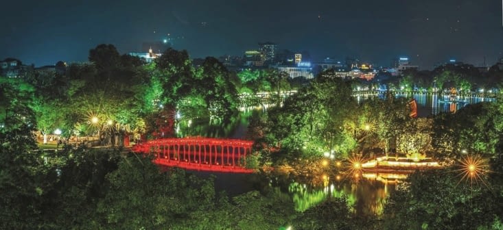 Lac Hoan Kiem à Hanoi