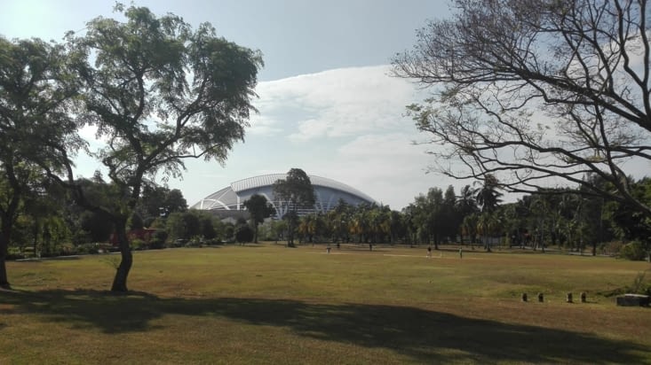 Le Stade national de Singapour, flambant neuf