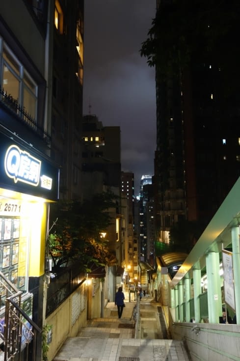 Le dédale des rues hongkongaises