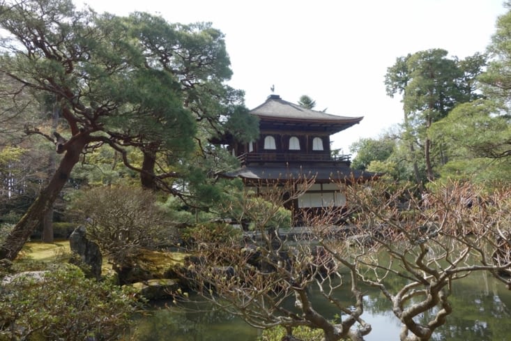 Kyoto, Ginkaku-ji, le temple au pavillon d'argent