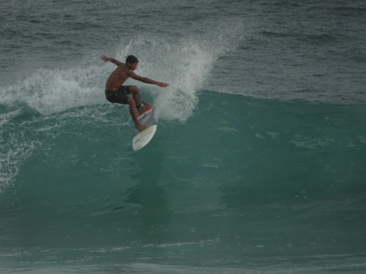 Les progrès de Johan en surf !!!
