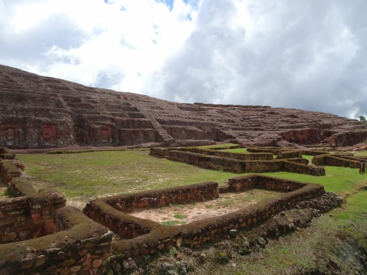 Des vestiges d'anciens temples Inca