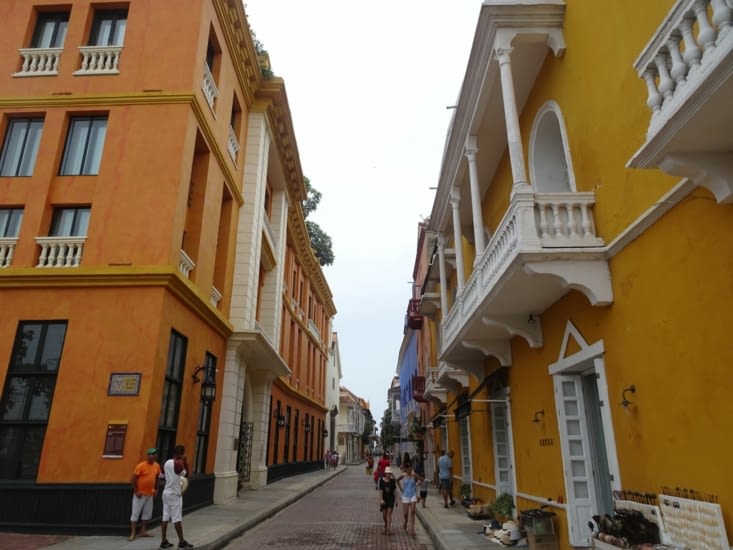 Les rues colorées du centre historique
