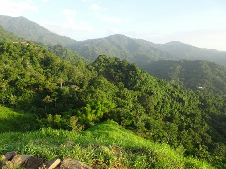 Coucher de soleil sur les hauteurs