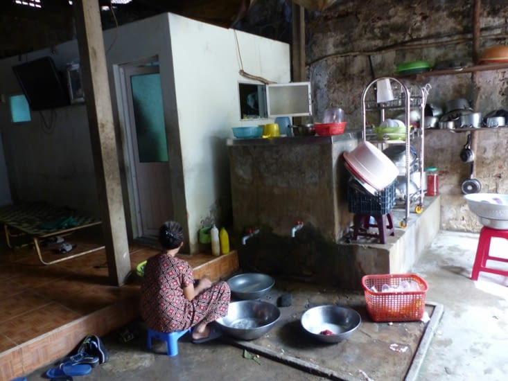 Maison familiale où sont cuisinés les fameux Banh Bao Vac