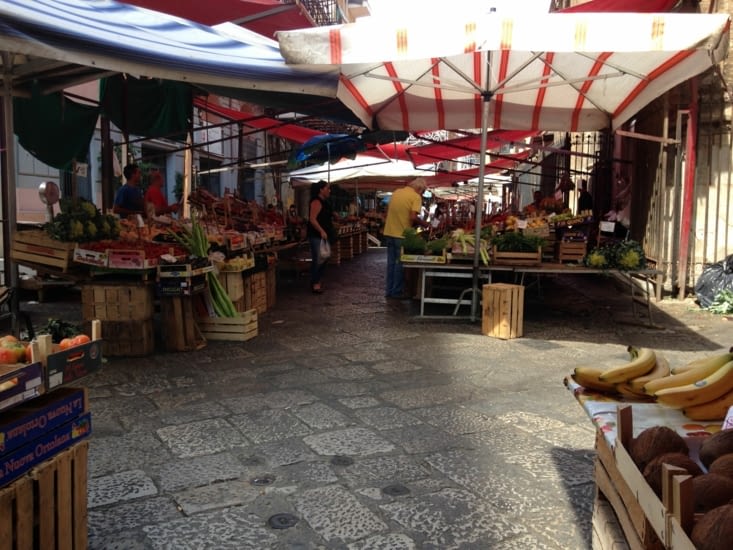 Les marchés de rue de Palerme