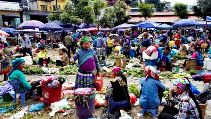 Le marché de Can Cau