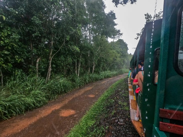 Les chutes (côté Argentine) - La pluie !