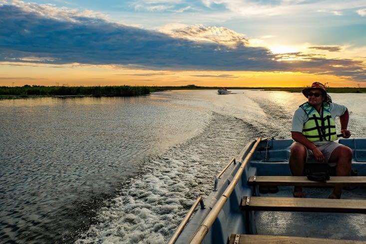 Balade en barque sur les Esteros Del Iberá
