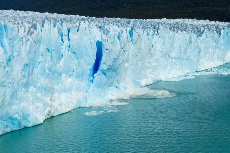 1ère chute de glace