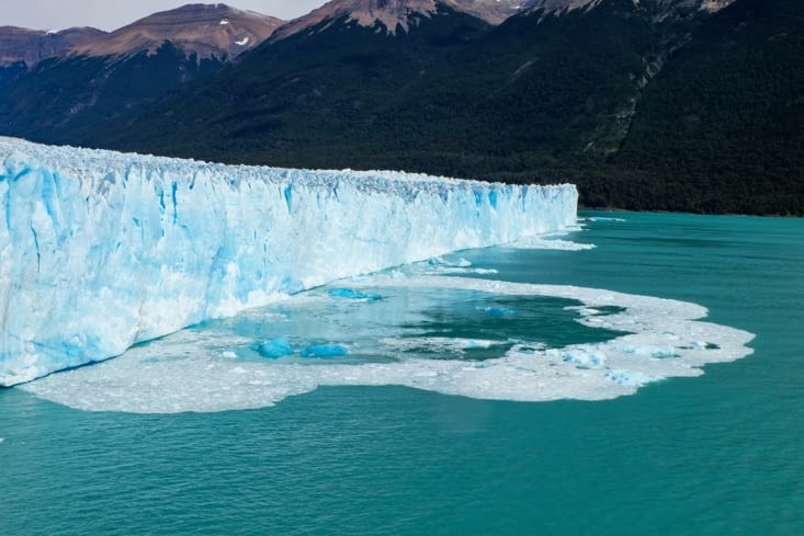Glacier Perito Moreno - Après la 1ère chute de glace