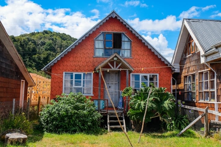 Tenaún - construction typique