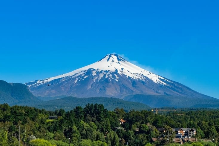 Pucón & le volcan Villarrica