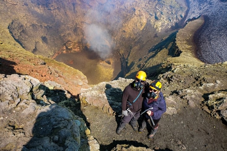 Volcan Villarrica - Aux portes du cratère fumant