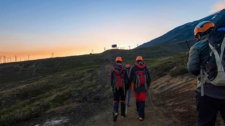Volcan Villarrica - Direction le télésiège