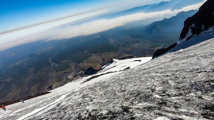 Volcan Villarrica - Le dernier tiers