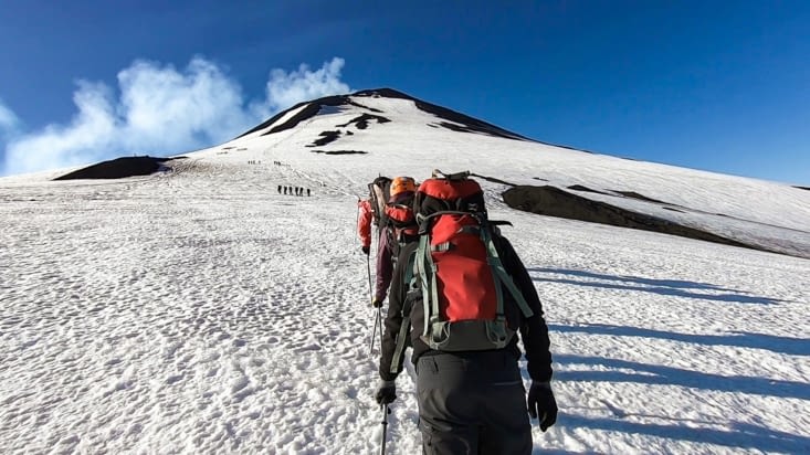 Volcan Villarrica - Le second tiers