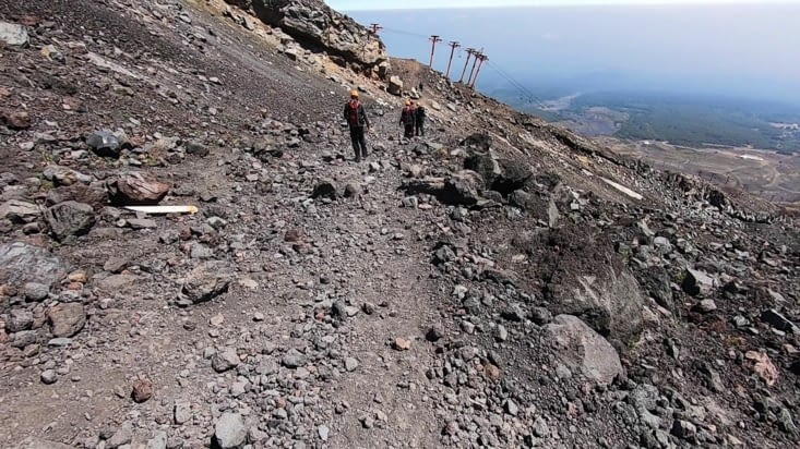 Volcan Villarrica - Les derniers km de descente
