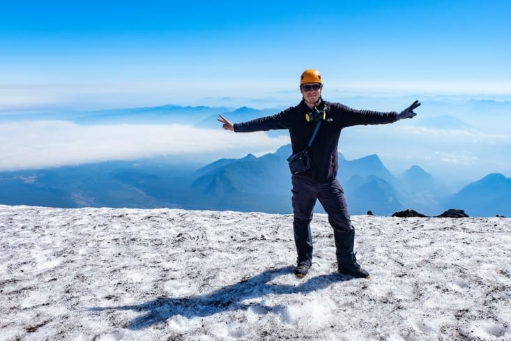 Volcan Villarrica - On the TOP ! 2800 mètres du sol